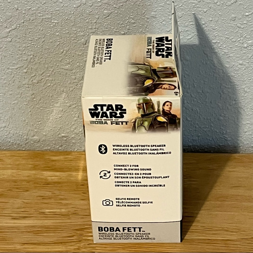 NIB Star Wars Boba Fett Bitty Boomers Disney+ Wireless Bluetooth Speaker - Picture 11 of 16